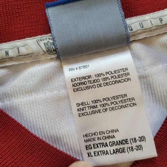 Washington Redskins Jason Campbell #17 NFL Reebok On Field Jersey Size Boy's XL - Picture 10 of 11